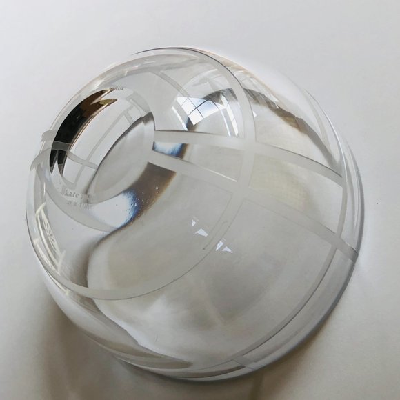 KATE SPADE For Lenox "Madison Square" Round 6" Etched Bowl - Picture 5 of 6